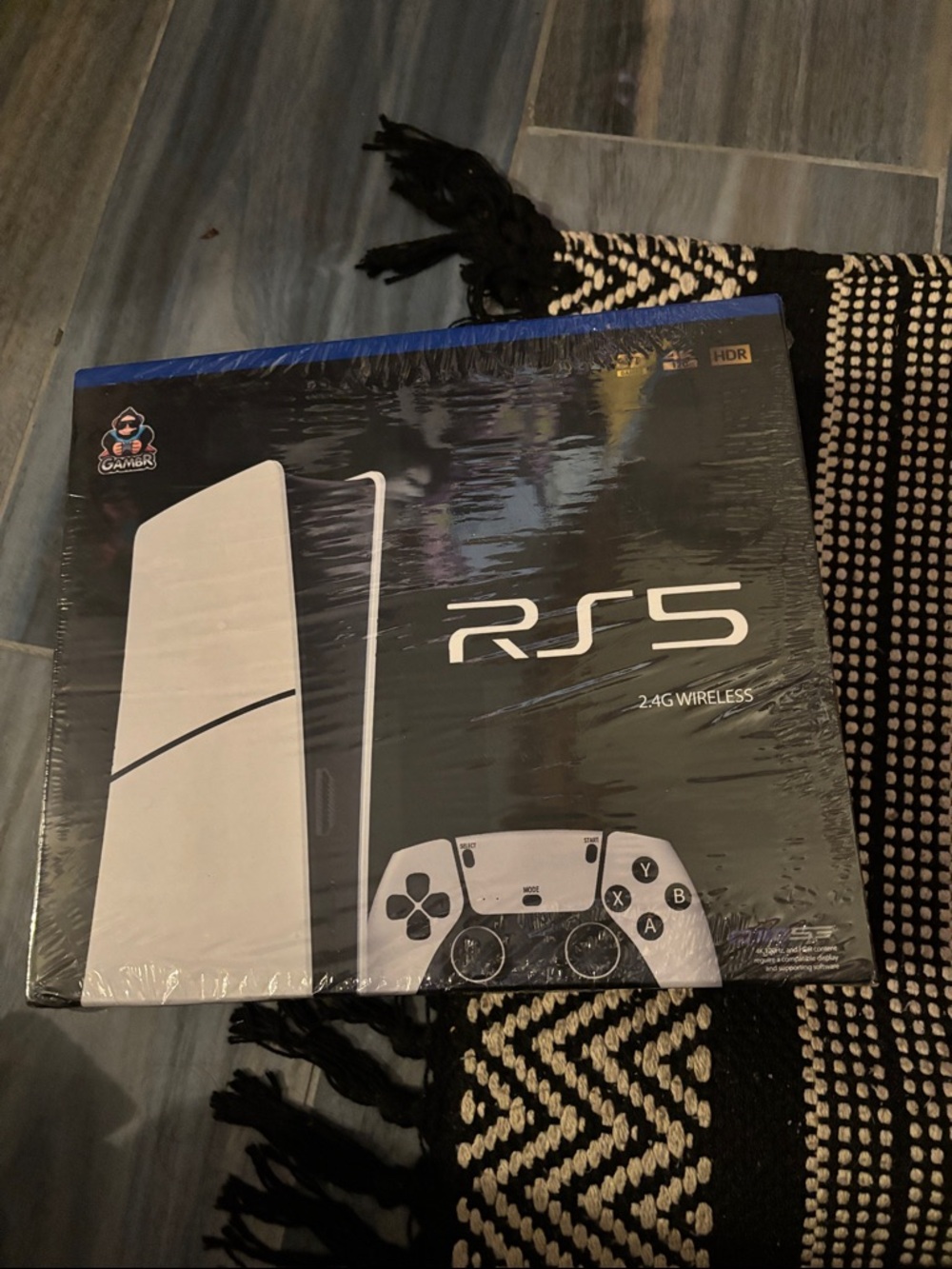 RS5 2.4G Wireless Gaming Console - White